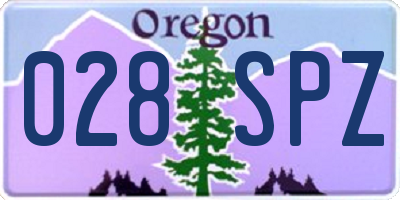 OR license plate 028SPZ