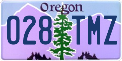 OR license plate 028TMZ