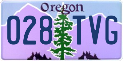 OR license plate 028TVG