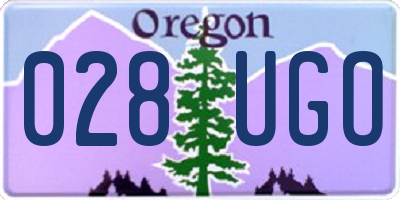 OR license plate 028UGO