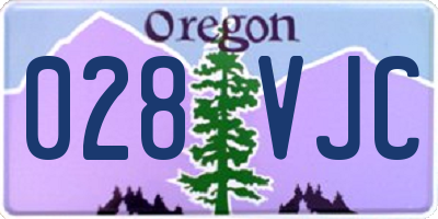 OR license plate 028VJC