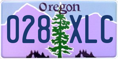 OR license plate 028XLC