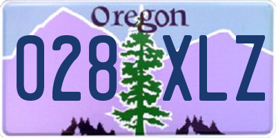OR license plate 028XLZ