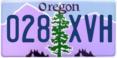 OR license plate 028XVH