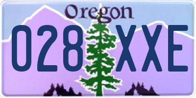 OR license plate 028XXE