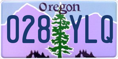 OR license plate 028YLQ