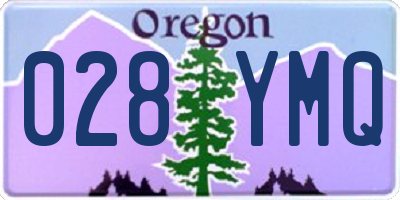 OR license plate 028YMQ