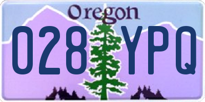 OR license plate 028YPQ