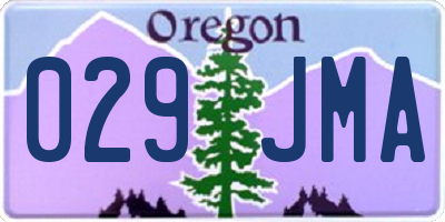 OR license plate 029JMA