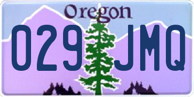 OR license plate 029JMQ