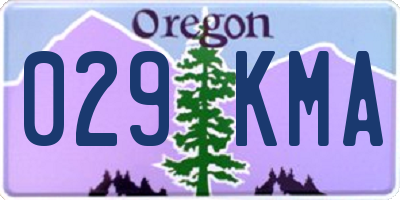 OR license plate 029KMA
