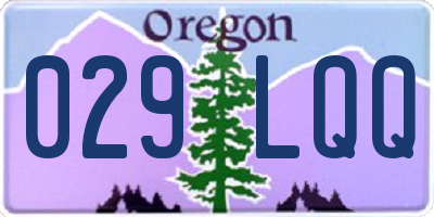 OR license plate 029LQQ