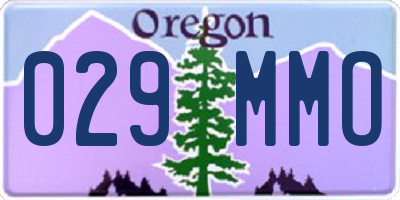 OR license plate 029MMO