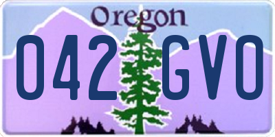 OR license plate 042GVO