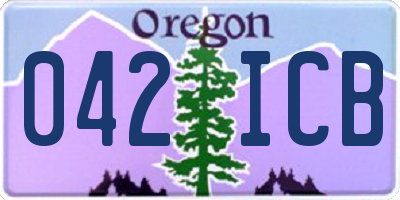 OR license plate 042ICB