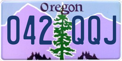 OR license plate 042QQJ