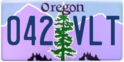 OR license plate 042VLT
