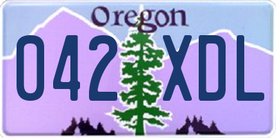 OR license plate 042XDL