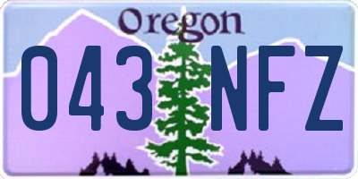 OR license plate 043NFZ