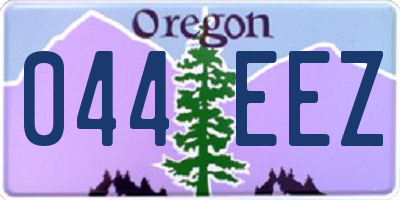 OR license plate 044EEZ