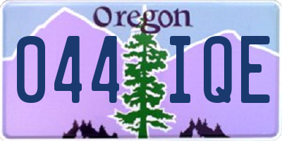 OR license plate 044IQE