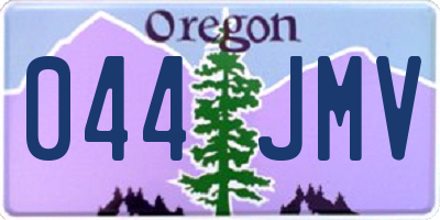 OR license plate 044JMV
