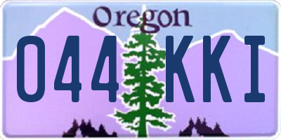 OR license plate 044KKI