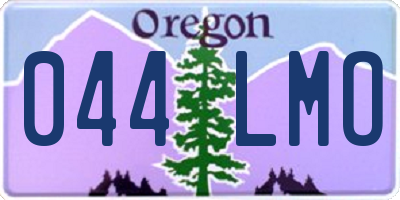 OR license plate 044LMO