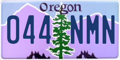 OR license plate 044NMN