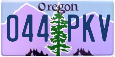 OR license plate 044PKV