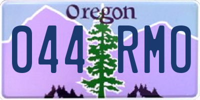 OR license plate 044RMO