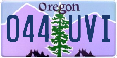 OR license plate 044UVI