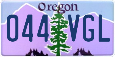 OR license plate 044VGL