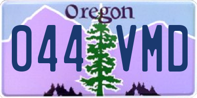 OR license plate 044VMD