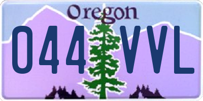 OR license plate 044VVL