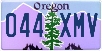 OR license plate 044XMV