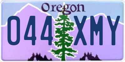 OR license plate 044XMY