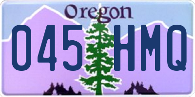 OR license plate 045HMQ