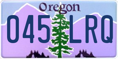 OR license plate 045LRQ