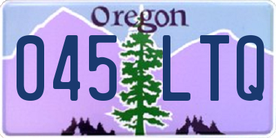 OR license plate 045LTQ