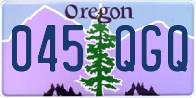 OR license plate 045QGQ