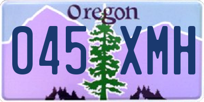 OR license plate 045XMH