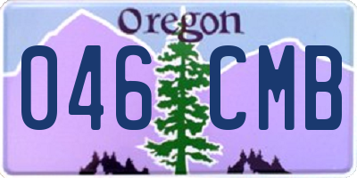 OR license plate 046CMB