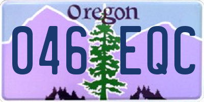 OR license plate 046EQC