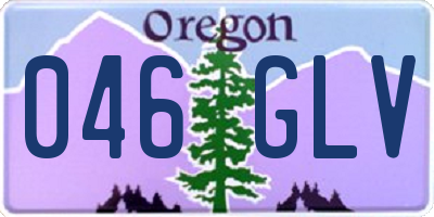 OR license plate 046GLV