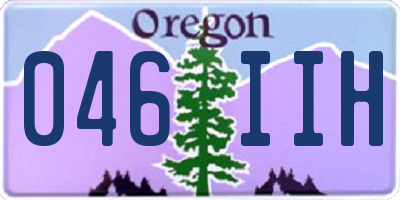 OR license plate 046IIH