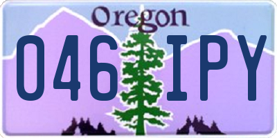 OR license plate 046IPY