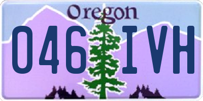 OR license plate 046IVH