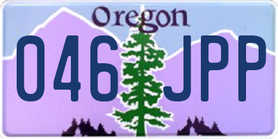 OR license plate 046JPP
