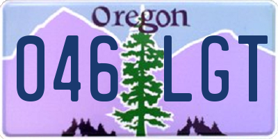 OR license plate 046LGT